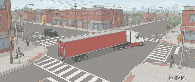 What is off-tracking, and why is it important when driving a combination vehicle?