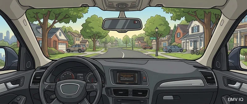 The safest hand position on the steering wheel is: