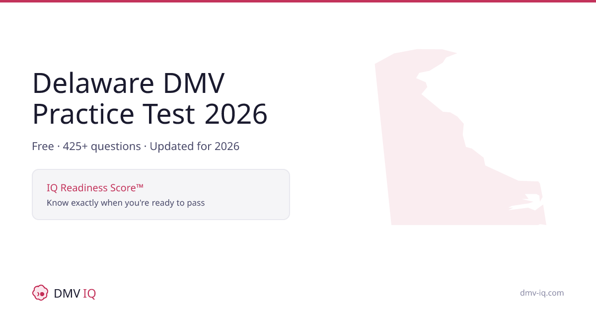 Delaware CDL Practice Test 2026 - Free Questions | DMV IQ