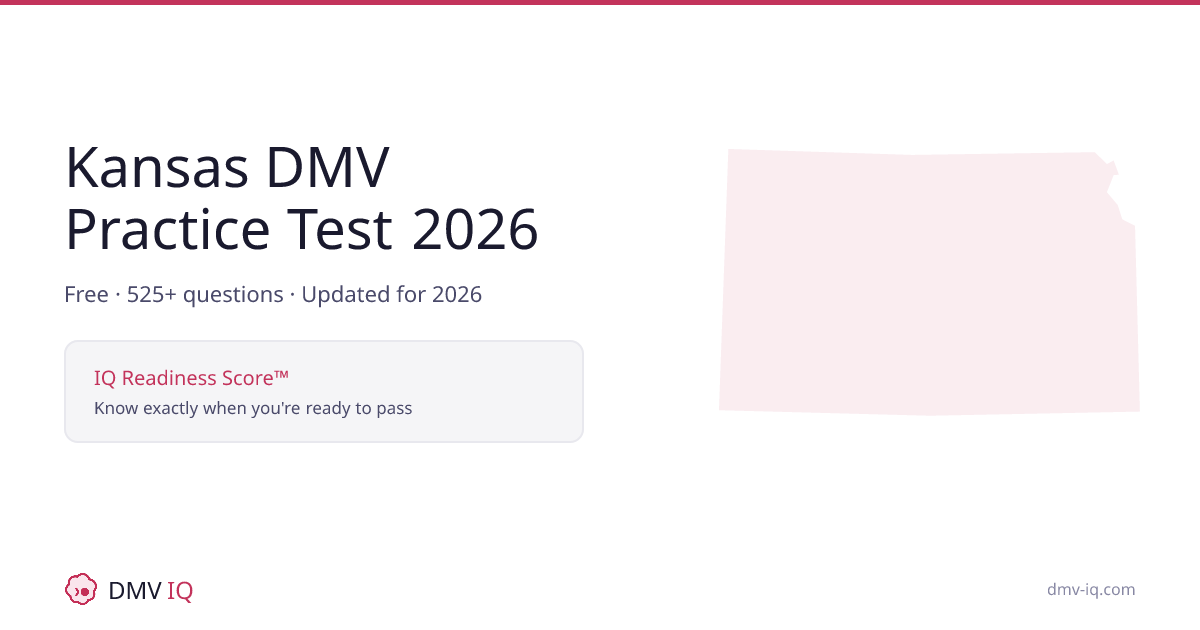 Kansas Motorcycle Permit Test 2026 - Free Practice | DMV IQ