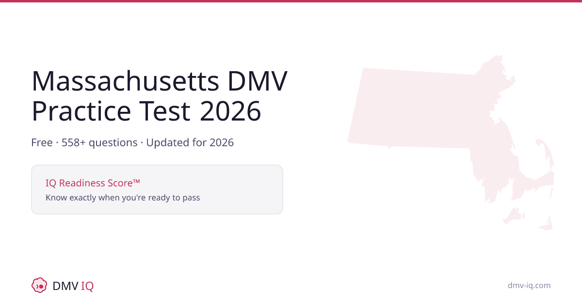 Massachusetts Motorcycle Permit Test 2026 - Free Practice | DMV IQ
